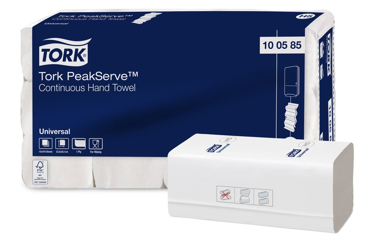 Tork PeakServe Continuous hand towel wit