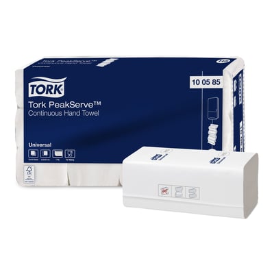 Tork PeakServe Continuous hand towel wit 12x410st