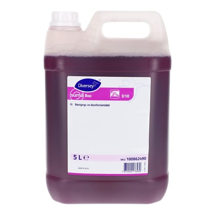 Suma Bac D10 reinigings- en desinfectie middel 5ltr