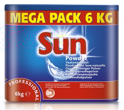 Sun vaatwaspoeder professional 6kg