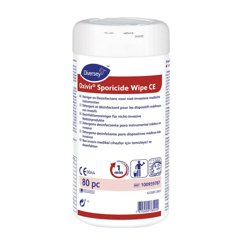 Oxivir Sporicide wipes W3216 80st