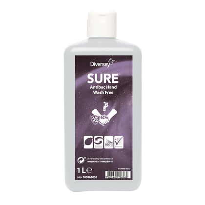 Sure Antibac hand wash free 1ltr 