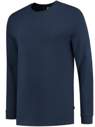 Tricorp Workwear t-shirt lange mouw  inktblauw maat S