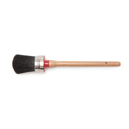 Ronde kwast zwart haar 45mm