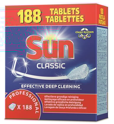 Sun tablets vaatwastabletten professional 188st