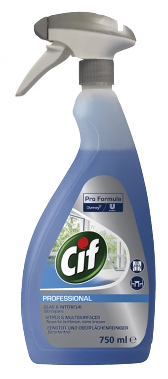 Cif Pro Formula Glas en interieurreiniger 750ml