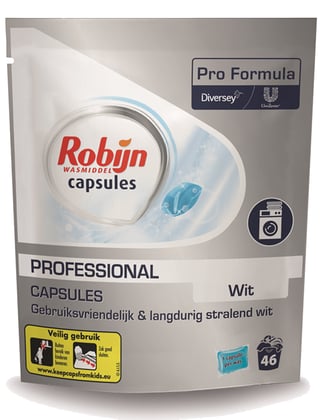 Robijn Pro Formula wascapsules wit 46st