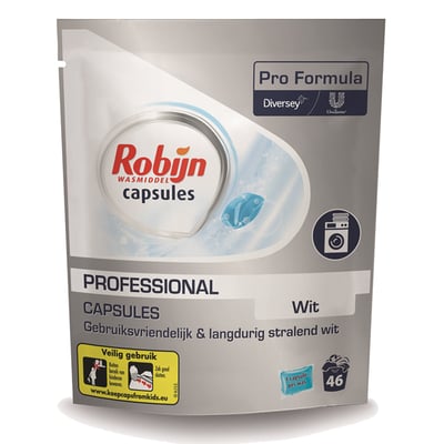 Robijn Pro Formula wascapsules wit 46st 