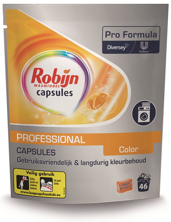 Robijn Pro Formula wasmiddel capsules color