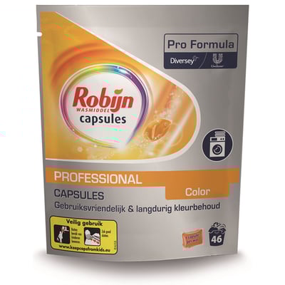 Robijn Pro Formula wasmiddel capsules color 46st 