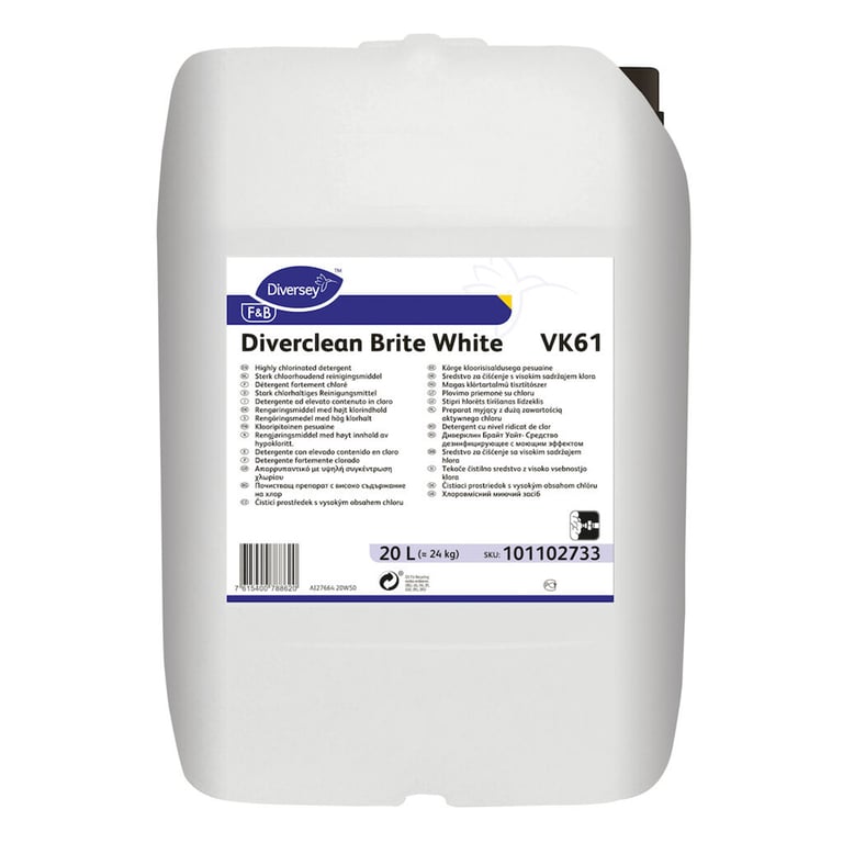 Diversey Diverclean Brite White VK61 20ltr