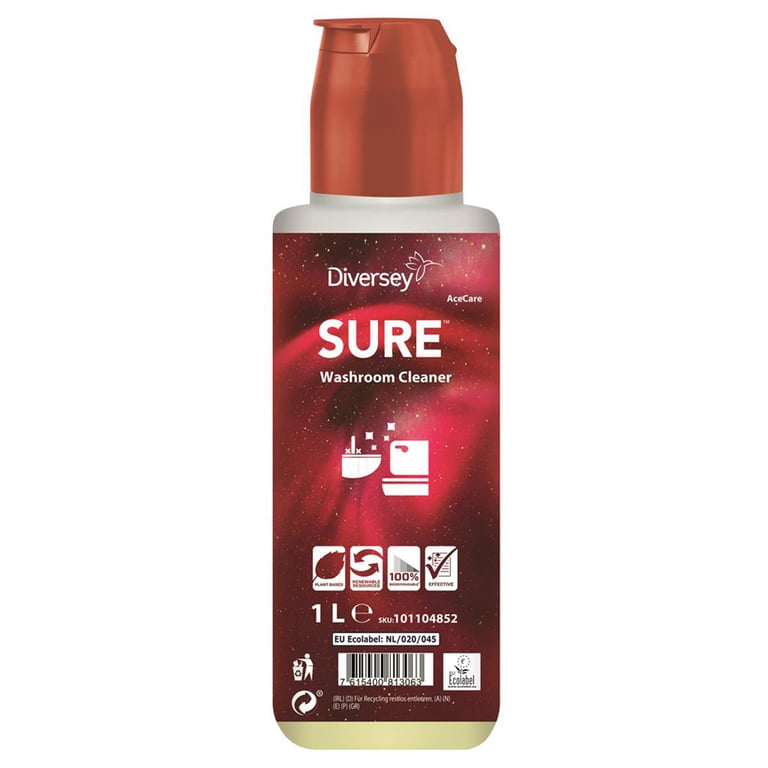 Sure Washroom Cleaner AC sanitairreiniger 1ltr