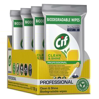 Cif Pro Formula bio-afbreekbare reinigingsdoekjes W3362 100st