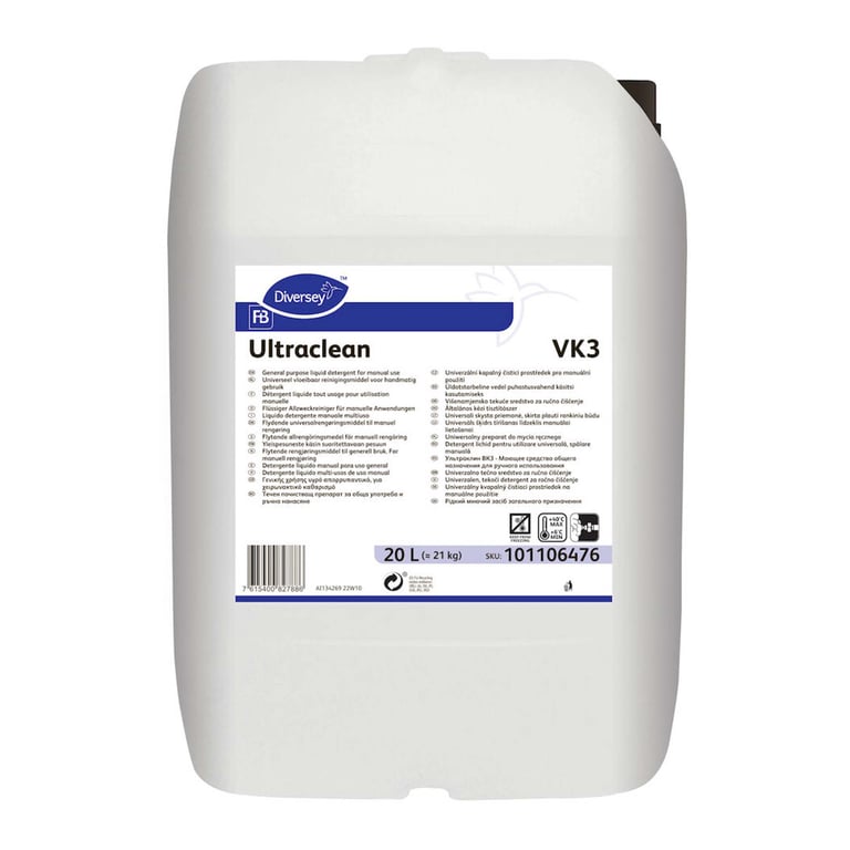 Diversey Ultraclean Vk3 reinigingsmiddel 20ltr