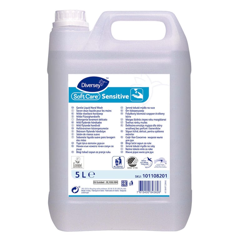 Soft Care sensitive milde handzeep 0,5ltr