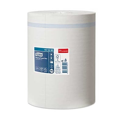 Tork wiping plus poetspapier 2-lgs 6 rollen x 160mtr
