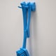 Vikan hygiënische Hi-Flex dubbele ophanghaak 83mm blauw