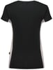 Tricorp Workwear dames t-shirt bicolor zwart grijs maat XS