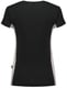 Tricorp Workwear dames t-shirt bicolor zwart grijs maat XS