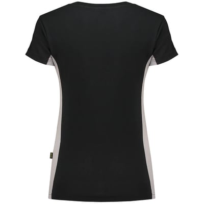 Tricorp Workwear dames t-shirt bicolor zwart grijs maat XS