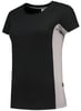Tricorp Workwear dames t-shirt bicolor zwart grijs maat XS