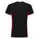 Tricorp T-shirt bicolor zwart rood maat XS 