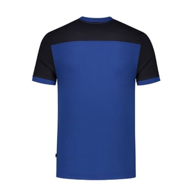 Tricorp Workwear t-shirt bicolor naden koren-/donkerblauw maat XS