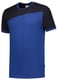 Tricorp Workwear t-shirt bicolor naden koren-/donkerblauw maat XS