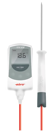 Ebro TFX410 thermometer met 60cm siliconen kabel, vaste voeler