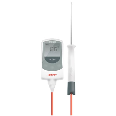 Ebro TFX410 thermometer met 60cm siliconen kabel, vaste voeler