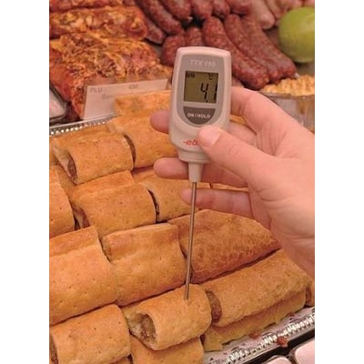 Ebro TTX110 voedselthermometer met vaste  insteekvoeler inclusief holster