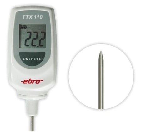 Ebro TTX110 voedselthermometer met vaste  insteekvoeler inclusief holster