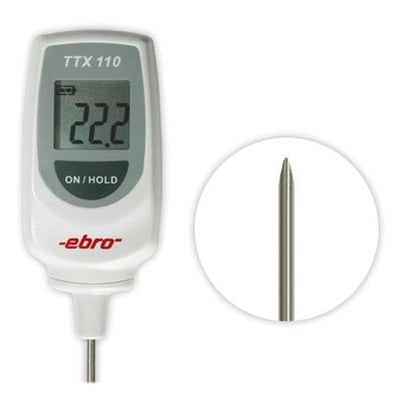 Ebro TTX110 voedselthermometer met vaste  insteekvoeler inclusief holster