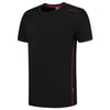 Tricorp Workwear Accent t-shirt zwart rood maat 2XL
