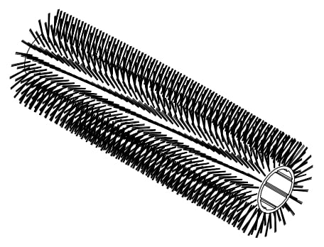 Tennant schrobborstel soft nylon 15x65cm