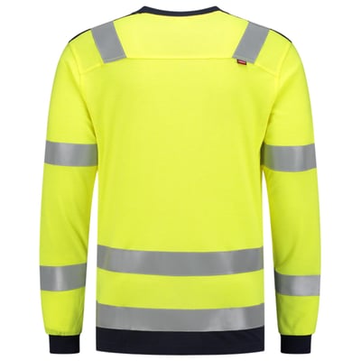 Tricorp multinorm bicolor t-shirt fluor yellow ink maat XS