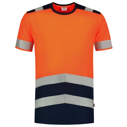 Tricorp t-shirt high vis bicolor oranje maat XS