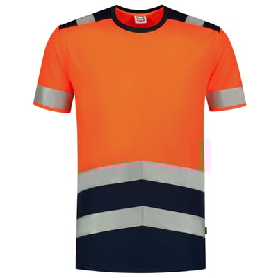 Tricorp Workwear t-shirt high vis bicolor oranje maat XS