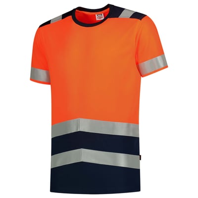 Tricorp t-shirt high vis bicolor oranje maat XS