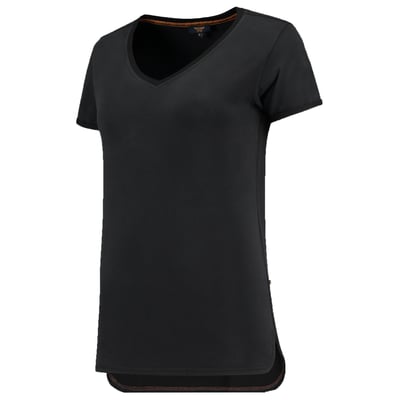 Tricorp Workwear premium dames t-shirt met v-hals zwart maat XS