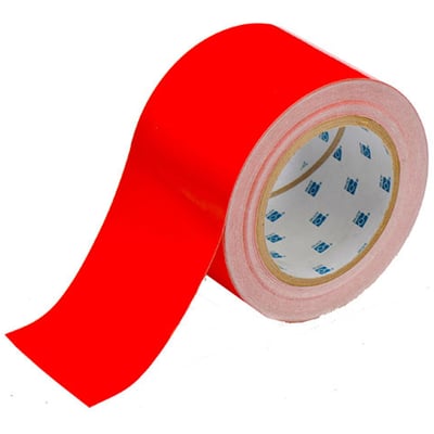Brady ToughStripe tape 76,2mm x 30mtr rood voor vloermarkering