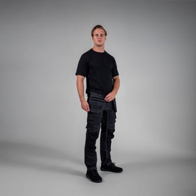 Tricorp Redefined t-shirt industrieel wasbaar zwart maat XS