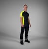 Tricorp Redefined reflective t-shirt zwart geel maat XS