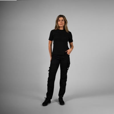 Tricorp Redefined dames t-shirt zwart maat XS