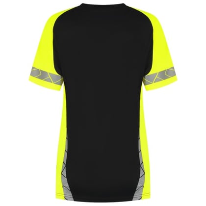 Tricorp Redefined dames reflective t-shirt zwart geel maat XS