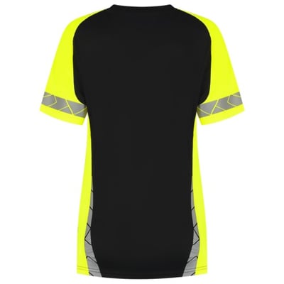 Tricorp Redefined dames reflective t-shirt zwart geel maat XS