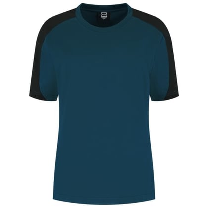 Tricorp Redefined bicolor dames t-shirt groenblauw zwart maat 4XL