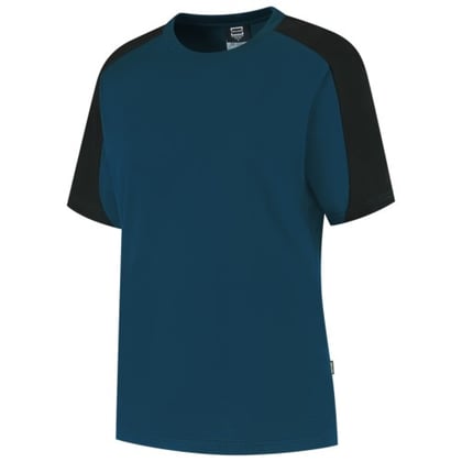 Tricorp Redefined bicolor dames t-shirt groenblauw zwart maat 4XL