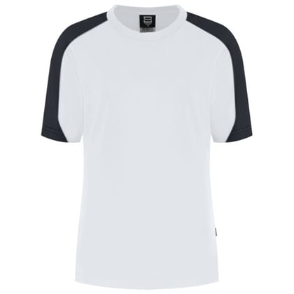 Tricorp Redefined bicolor dames t-shirt wit antraciet maat S