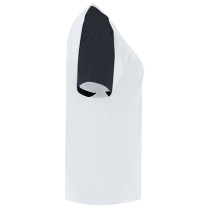 Tricorp Redefined bicolor dames t-shirt wit antraciet maat S